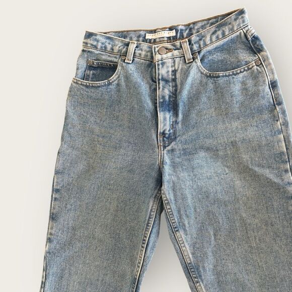 Vintage 90s Geoffrey Beene Sport High-Rise Tapered Jeans | 100% Cotton | Size 6 - Picture 7 of 7